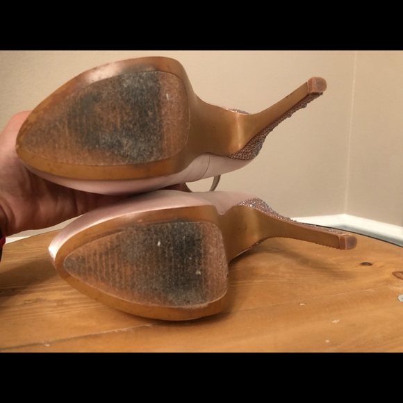 H By Halston Hilary2 Rhinestone Heel Blush Pink 6 - Picture 3 of 8